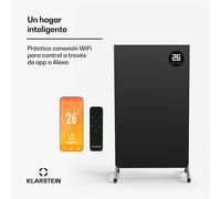 Wonderwall Smart Bornholm Calefactor por infrarrojos | 800 W | Control inteligente | Montaje en pared | Pantalla led