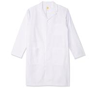 WonderWink WonderLAB 7302AWHTXL Abrigo Largo de Laboratorio para Hombre, Blanco, Talla estándar XL