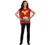 Wonderwoman Camiseta Disfraz Superhéroe con Licencia Carnaval Disfraz