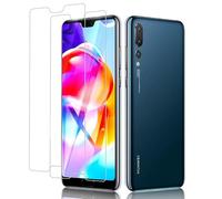 Wondoner Protector de pantalla 9H Huawei P20 Pro Screen Protector [2 unidades] Protector de pantalla Huawei P20 Pro cristal blindado [Protector de pantalla HD] [Ultra transparente] [Antiarañazos]