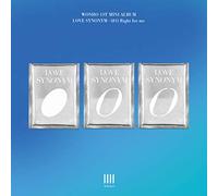 WONHO - MONSTA X WONHO [LOVE SYNONYM #1. RIGHT FOR ME] 1st Mini Album [VER.1 / VER.2 / VER.3] RANDOM VER. 1ea CD+56p Photo Book+32p Lyrics Book+1ea Sticker+1ea Photo Card+TRACKING CODE K-POP SEALED