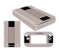Wonhomke 1set Vinilo Skin para Nintendo Wii U Cubierta Protectora Calcomanía Envolvente Cubierta Juego Consola Decoración Pegatinas Juego Completo Antiarañazos (PS4-011)