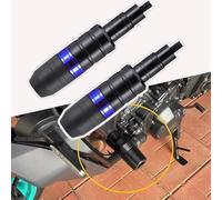 Woniyal 1 Par de Topes Anticaída Deslizadores de Cuadro para Yamaha NMAX 125 (2015-2020), Protectores de Motor en Aluminio CNC y ABS Unidades Protección de Caída,Blue