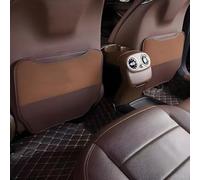 Woniyal 2 Piezas Protector Asiento Coche Respaldo para Kia Ceed Proceed XCeed SW GT 2018-2023 2024, Cuero Protector Respaldo Asiento Coche Antisuciedad Antipatadas Almohadilla,Brown