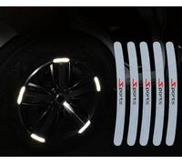 Woniyal 20 Piezas Pegatinas Decorativas para Neumáticos de Coche para Smart #1 Brabus Pro+ 2023, Adhesivo Reflectante para Llantas Calcomanías Tiras de Llanta