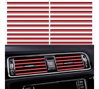 Woniyal 20 Piezas Tira Decorativa Salida de Aire para Coche para Chery Omoda 5 C5 2022-2024, Car Air Conditioning Trim Accesorios para el Interior del Coche,A