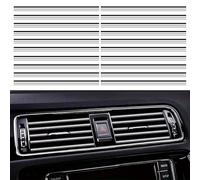 Woniyal 20 Piezas Tira Decorativa Salida de Aire para Coche para Peugeot E-5008 GT Allure 2024 2025, Car Air Conditioning Trim Accesorios para el Interior del Coche,B