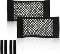 Woniyal 2Pcs Red Maletero Coche para Hyundai Santa Fe PHEV 2021-2024, Organizador de Carga, Malla de Almacenamiento, Bolsa de Red Elástica Trasera Asiento Bolsillo, Extra Large