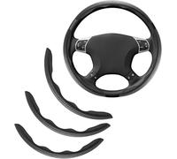 Woniyal 3 Pcs Funda de Volante Segmentada para Ford Puma Gen-E, Protector de Volante Fibra de Carbono, Deportivo, Grip de Volante Fibra de Carbono