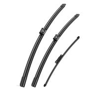 Woniyal 3 Piezas Coche Limpiaparabrisas para Renault Captur 2 E-Tech Hybrid 2020-2024 2025, Limpiaparabrisas Delantero para Ventana Parabrisas Accesorios