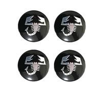 Woniyal 4 Piezas Adhesivo para Tapacubos Badge Pegatina para FIAT, Centro de Rueda de Coche Cubierta de La Etiqueta Auto Pegatinas de Rueda,E-56MM