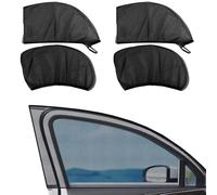 Woniyal 4 Piezas Malla Mosquitera para Hyundai I10 I20 I30 I40 IX20 IX35, Parasol Ventana Transpirable Protector Solar Red Anti-Insectos Cubierta de Coche