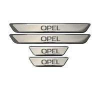 Woniyal 4 Piezas Protector Umbral Puerta Coche para Opel Zafira Life S 2019-2020, Cubierta de Placa de Escalón Pegatinas de Protección de Umbral Bienvenida Pedal, Mirror Edge