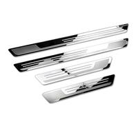 Woniyal 4 Piezas Protector Umbral Puerta Coche para Volvo EX30 2025 2024 2023, Cubierta de Placa de Escalón Pegatinas de Protección de Umbral Bienvenida Pedal