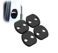 Woniyal 4Pcs Protector de Cerradura de Puerta para Jaguar F-Pace 2015-2020, Cubierta de Pestillo de Goma Fiable Escudo Antioxidante Accesorio Práctico,Black
