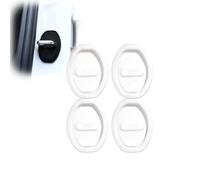 Woniyal 4Pcs Protector de Cerradura de Puerta para MG Pilot 2020-2023, Cubierta de Pestillo de Goma Fiable Escudo Antioxidante Accesorio Práctico,White