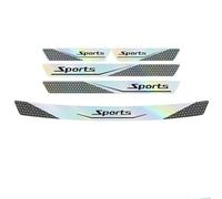 Woniyal 5 Piezas Protector Umbral Puerta Coche para Mercedes G63 AMG 2002-2024, Placa de Desgaste Vinilo Antirrasguños Parachoques Trasero,White