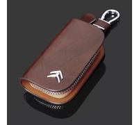 Woniyal Bolsa para Llaves de Coche para Citroen C4 I Grand Picasso 2010-2013, Bolsa de Almacenamiento de Llaves Creativa Funda para Llavero Estuches de Llave Protectora,Brown