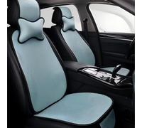 Woniyal Cubreasiento Coche Estival para Ford Grand C-MAX II (Bj.2010-2015), Colchoneta de Refrescamiento Cómodo Ventilación de Asiento Tejido 3D Base Anti-Sudor Adherente,Blue-Front Seats