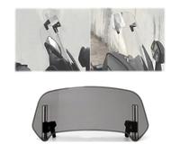 Woniyal Estensión Cúpula Moto Apto para Ducati Diavel Black Diamond 2010-2011, Deflector Spoiler Delantero Estacionario Protección Panel Shroud Componente,Black-L