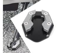 Woniyal Extensión Caballete Lateral para Royal Enfield Bullet 1995-Present, Ampliador Soporte Base, Placa Alargador, Aluminio Accesorio Motocicleta,Silver