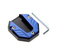 Woniyal Extensión de Caballete Lateral para Moto para BMW K 1600 B Bagger 2017-Present Aleación de Aluminio CNC Antideslizante Placa de Soporte 1 Pieza,Blue