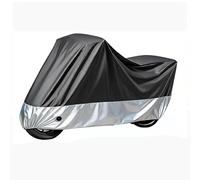 Woniyal Funda para Moto Impermeable de Exterior para Honda CBR1000RR-R SP (2020-2023), 210D Oxford Cubierta Motocicleta con Agujeros de Aluminio y Hebilla, 1 Pieza,Black-Silver-XL
