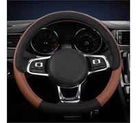 Woniyal Funda Volante Coche para Porsche Taycan Sport Turismo (ST) 2019-2023 2024 2025 2026, Cubre Volante Microfibra Cuero Antideslizante Transpirable Accesorios Coches Interior,D-Shape-Brown