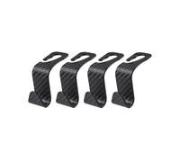 Woniyal Juego de 4 Ganci Poggiatesta Auto para BMW 3er Compact | Typ E46 | Bj. 2001-2004, Gancho para Asientos de Coche Multifuncionales para Colgar Bolsas, Accesorios