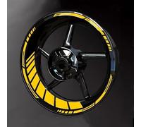 Woniyal Pegatinas Llantas para Honda Africa Twin CRF1000L Adventure Sports, Decoración Rueda Reflectante Stickers Moto Deportivo Perfil Borde Gráficos Racing Tiras,E