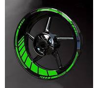 Woniyal Pegatinas Llantas para Honda ST 1300 Pan European 2003-2018, Decoración Rueda Reflectante Stickers Moto Deportivo Perfil Borde Gráficos Racing Tiras,F