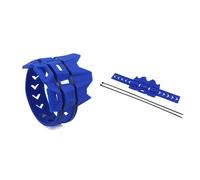 Woniyal Protección Escape para Yamaha FZR 600 (3HE), Protector Silenciador Termorresistente Anillo Protección Parachoques Escape Moto Motocross,Blue