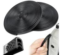 Woniyal Protectores de Borde de Puerta de Coche para Toyota Yaris Cross 2021-2023 2024 2025, U Forma Coche Puerta Sello Protección de Borde Anti Choques Traje Tira de Sellado de Caucho,Black