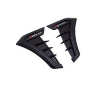 Woniyal Rejillas de Ventilación Lateral para Guardabarros de Coche para Infiniti EX 2008-2013, Embellecedor Decorativo de TPU Flexible Estilo Carbono 2 Uds,Glossy Black