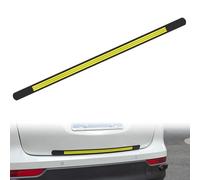 Woniyal Tira de Protección Apto para Fiat 600 Bravo Doblo Panda Punto Tipo Topolino Ulysse 124 Spider, Umbral de Carga Reflectante Robusta Protector Pintura Borde de Maletero Protectora,Yellow
