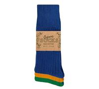 Wonky Line Calcetines 100% algodón, calcetines de algodón orgánico natural, 3 pares, parte superior suave, sin costuras (FR/ES, Números, 39, 42, Regular, Regular, Mix)