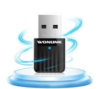 WONLINK Adaptador WiFi USB para PC, Mini Antena WiFi USB Dual Band 5GHz & 2.4GHz Dongle Wi-Fi 650Mbps Apoyo Windows XP/7/8/8.1/10/11
