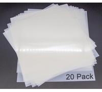 Wonninek Hojas de Mylar, 20 hojas de plantilla de Mylar en blanco de 7,5 mil, 12 x 12 pulgadas, plantillas de vinilo translúcido de plástico PET para bricolaje, manualidades, cricut, fabricación de pa