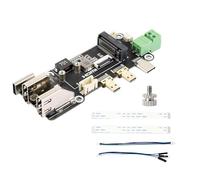 Wonrabai Adaptador multifuncional PCIe a M.2 NVMe 2230/2242 SSD+Micro HDMI a HDMI hembra, compatible con Raspberry Pi 5, soporta salidas dobles 4K, dos métodos de fuente de alimentación