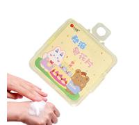 Wonsfuleu Hojas para manos solubles,Hojas de papel para lavar a mano | Hoja de rebanadas perfumada de viaje - Sábanas de limpieza portátiles para estudiantes para niños y adultos