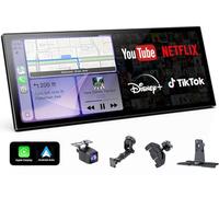 Wonsidary Pantalla CarPlay de 11.26" para Coche, Integrado con Netflix/YouTube/TikTok, Estéreo de Coche con Pantalla Táctil para Apple CarPlay y Android Auto, Control por Voz, Actualización OTA