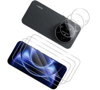Wonsoso Protector Pantalla para Xiaomi 17 Ultra, 3 Piezas Cristal Templado con 3 Piezas Protector de Lente de Cámara, Dureza 9H Antiarañazos Screen Protector, HD Sin Burbujas Pelicula