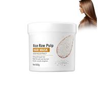 Wonsters 500 g Mascarilla capilar de arroz, repara el cabello dañado, enredos y caída del cabello, mascarilla capilar hidratante shampoo