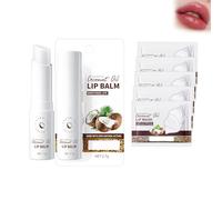 Wonsters Bálsamo labial de coco y mascarilla labial de coco 5pc, cuidado labial nutritivo de larga duración, bálsamo labial nutritivo para labios secos lipstick