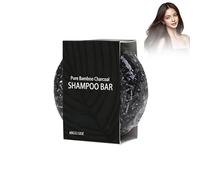 Wonsters Champú sólido para restaurar el color del cabello masculino, sólido en barra con carbón de bambú, champú sólido natural para el cuidado del cabello gris shampoo