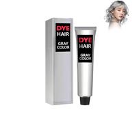 Wonsters Crème colorante naturelle pour cheveux gris argenté, crème colorante naturelle pour cheveux, coloration temporaire gris argenté shampoo