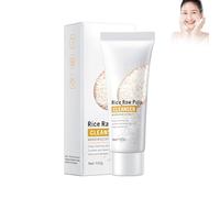 Wonsters Limpiador facial con agua de arroz para todo tipo de pieles, limpiador facial para poros, leche limpiadora facial, espuma limpiadora de arroz, limpieza suave para pieles problemáticas