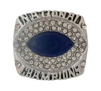 Wonsunte Anillo De Campeón Universitario 2007 Anillos De Campeones De Fútbol Americano con Caja Trofeo De Ganador De Rugby Regalos para Fanáticos del Deporte Exalumnos