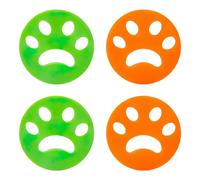 Wonvify Atrapa Pelo Lavadora Mascotas, 4 Piezas Atrapa Pelusa Lavadora Reutilizable, Removedor de Pelo para Mascotas Limpieza Efectiva para Ropa, Adiós Pelos de Gatos y Perros