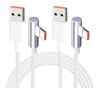 Wonvify Cable de carga rápida USB C 120W 6A, USB tipo C 1.8M，1M